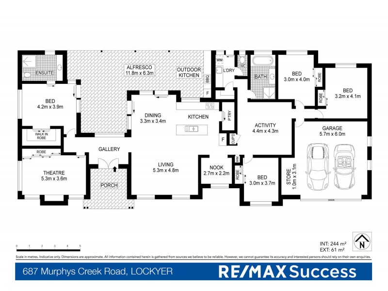 687 Murphys Creek Road, Lockyer QLD 4344 Floorplan