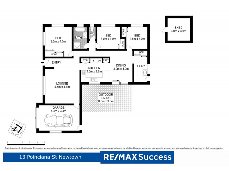 13 Poinciana Street, Newtown QLD 4350 Floorplan