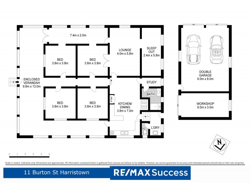 11 Burton Street, Harristown QLD 4350 Floorplan