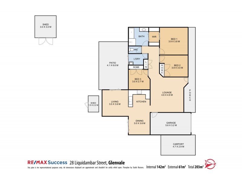 28 Liquidambar Street, Glenvale QLD 4350 Floorplan