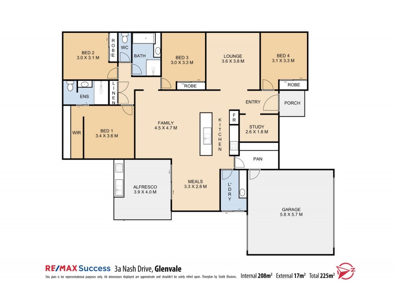 3A Nash Drive, Glenvale QLD 4350 Floorplan