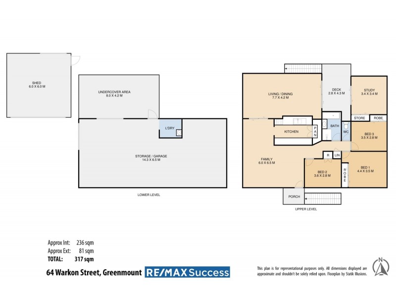 64 Warkon Street, Greenmount QLD 4359 Floorplan