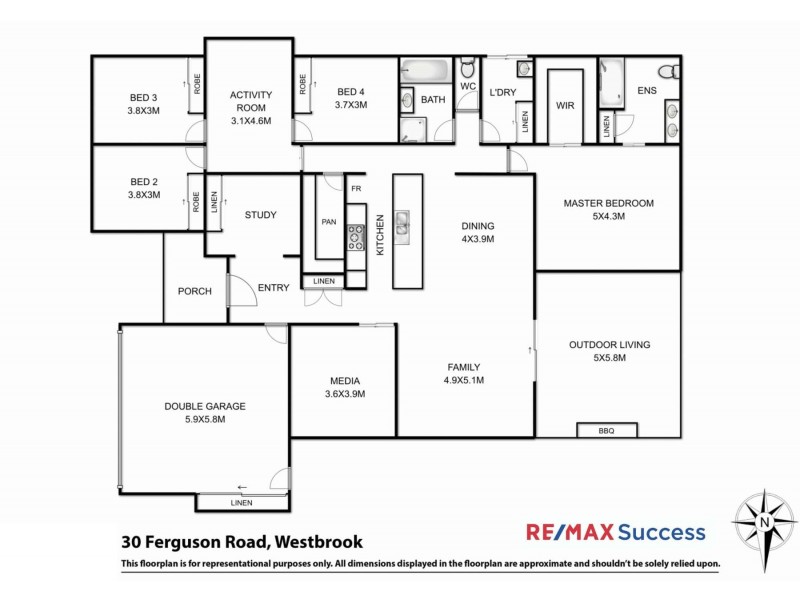 30 Ferguson Road, Westbrook QLD 4350 Floorplan