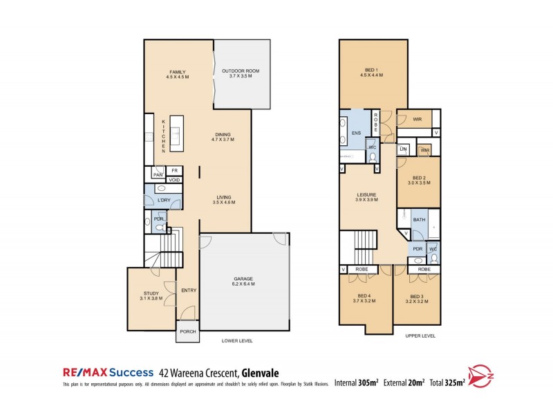 42 Wareena Crescent, Glenvale QLD 4350 Floorplan