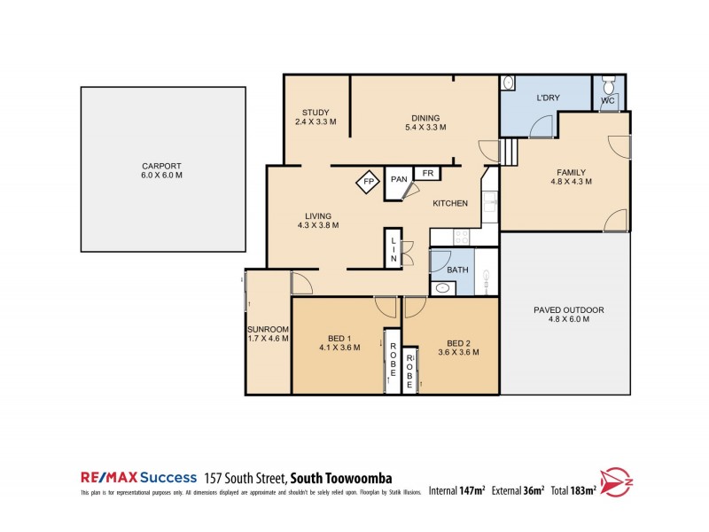 157 South Street, South Toowoomba QLD 4350 Floorplan