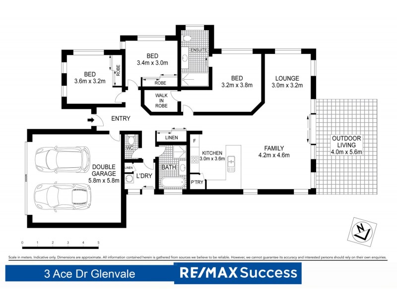 3 Ace Drive, Glenvale QLD 4350 Floorplan