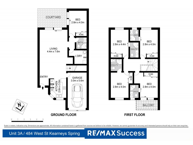 484 West Street, Kearneys Spring QLD 4350 Floorplan