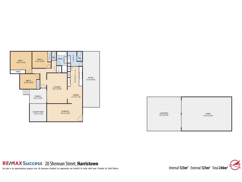 20 Shennan Street, Harristown QLD 4350 Floorplan