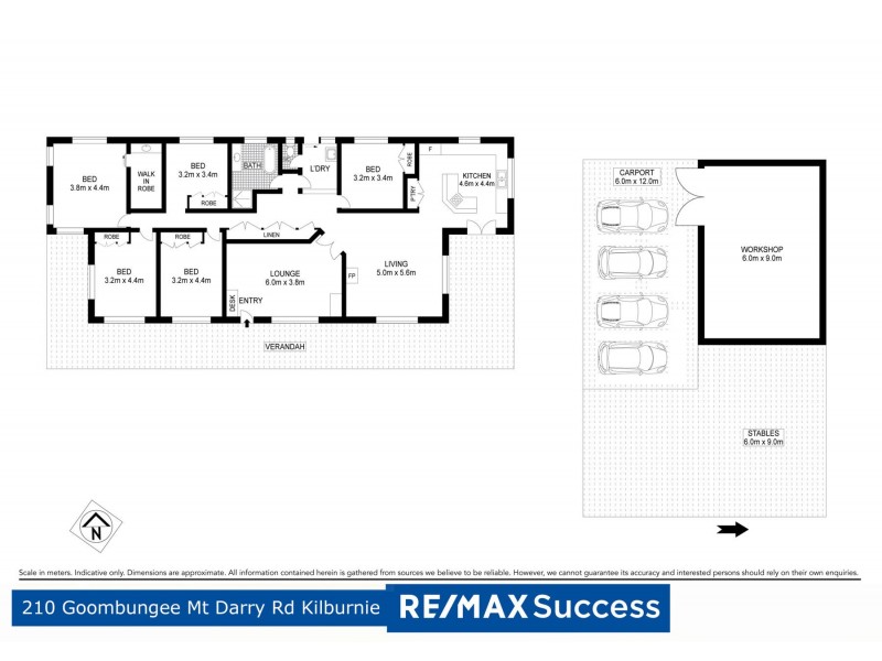 210 Goombungee Mount Darry Road, Kilbirnie QLD 4354 Floorplan