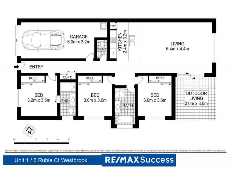 1/6 Rubie Court, Westbrook QLD 4350 Floorplan