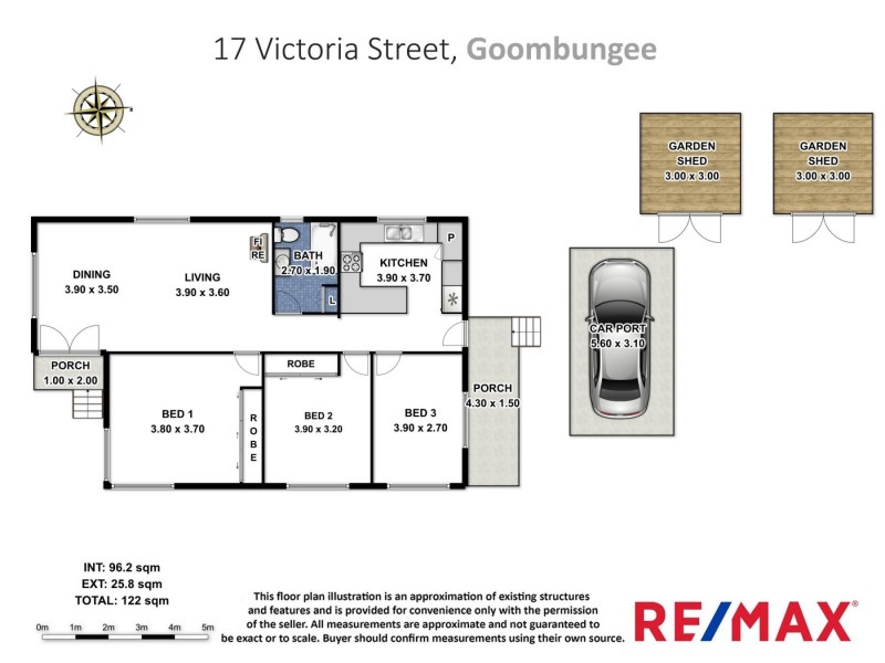17 Victoria Street, Goombungee QLD 4354 Floorplan