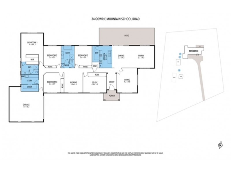 34 Gowrie Mountain School Rd, Kingsthorpe QLD 4400 Floorplan