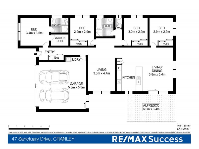 47 Sanctuary Drive, Cranley QLD 4350 Floorplan