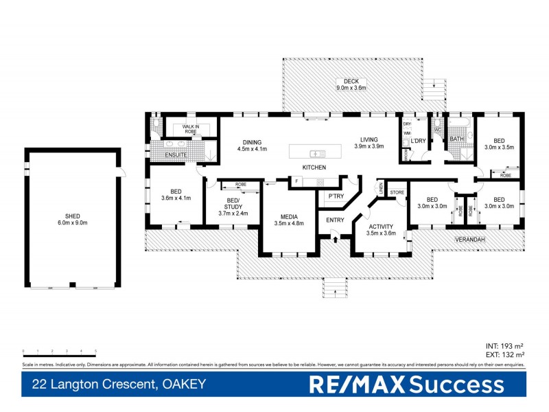 22 Langton Crescent, Oakey QLD 4401 Floorplan