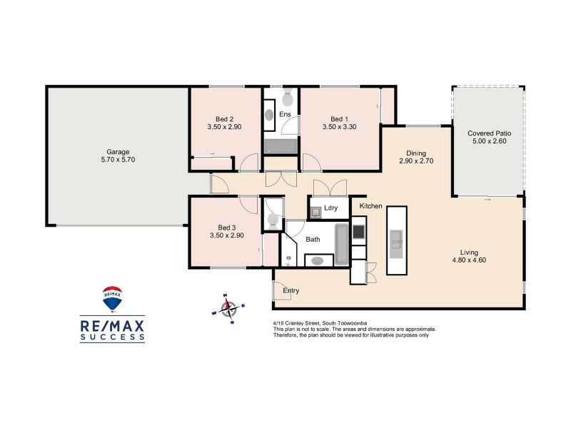 4/15 Cranley Street, South Toowoomba QLD 4350 Floorplan
