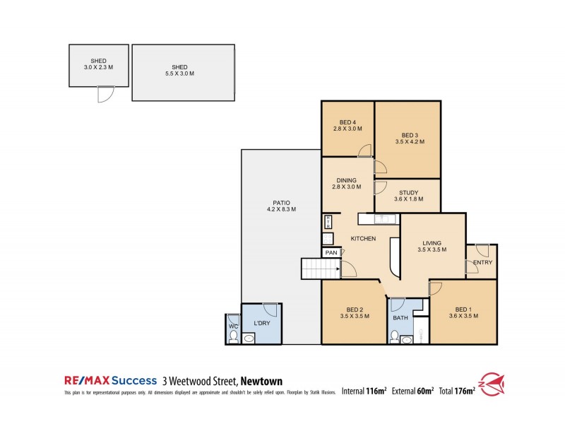3 Weetwood Street, Newtown QLD 4350 Floorplan