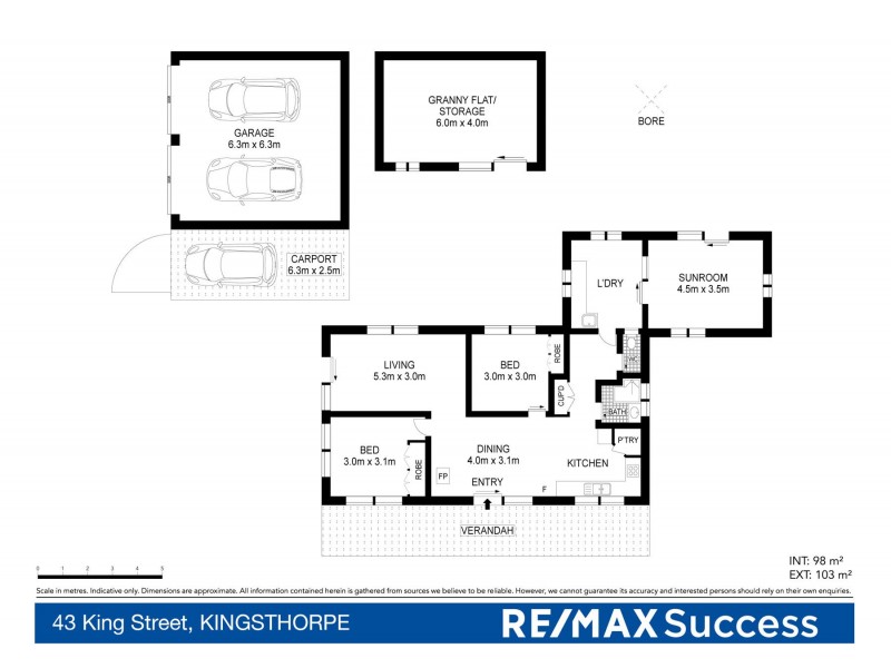 43 King Street, Kingsthorpe QLD 4400 Floorplan