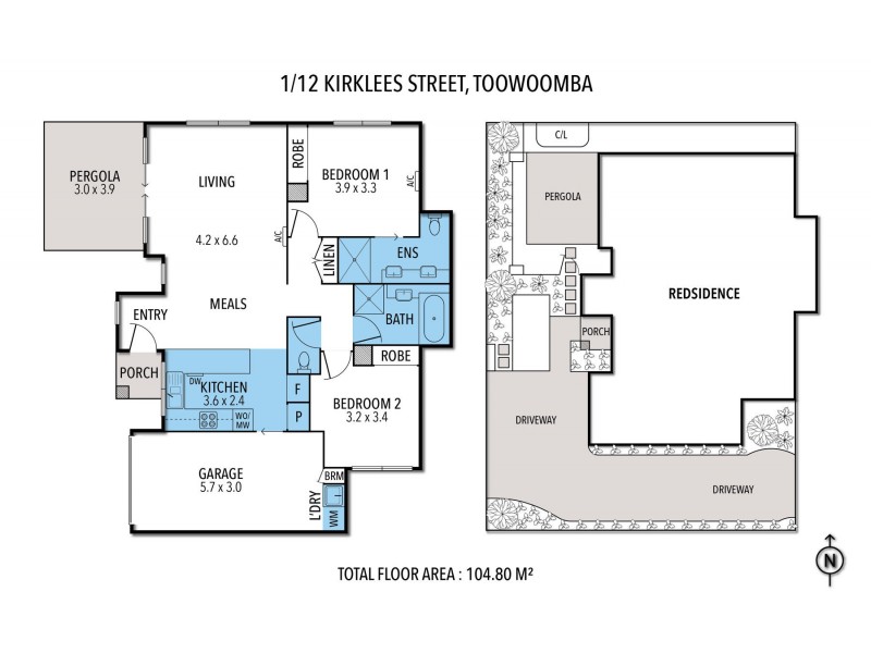 12 Kirklees Street, Newtown QLD 4350 Floorplan