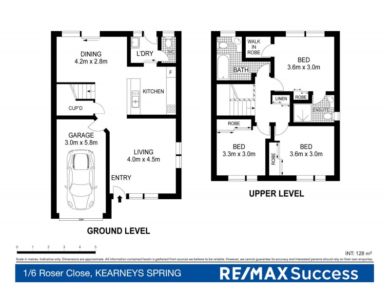 1/2-6 Roser Close, Kearneys Spring QLD 4350 Floorplan
