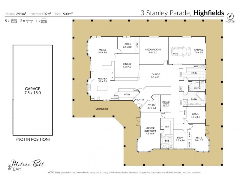 3 Stanley Parade, Highfields QLD 4352 Floorplan