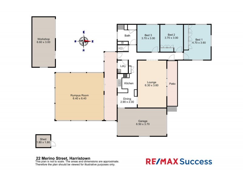 22 Merino Street, Harristown QLD 4350 Floorplan