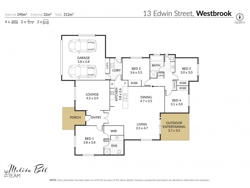 13 Edwin Street, Westbrook QLD 4350 Floorplan