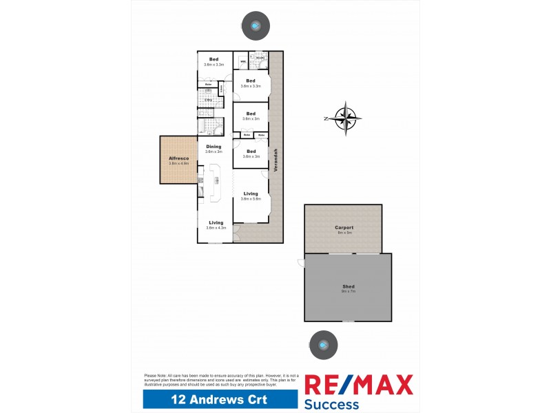 12 Andrews Court, Hodgson Vale QLD 4352 Floorplan