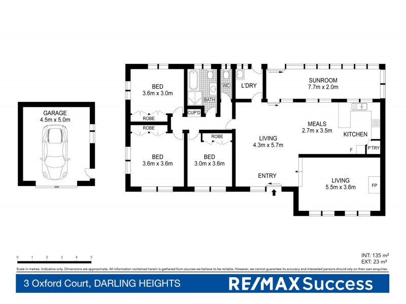 3 Oxford Court, Darling Heights QLD 4350 Floorplan