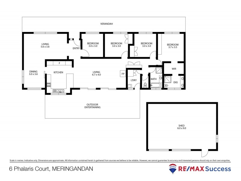 6 Phalaris Court, Meringandan West QLD 4352 Floorplan