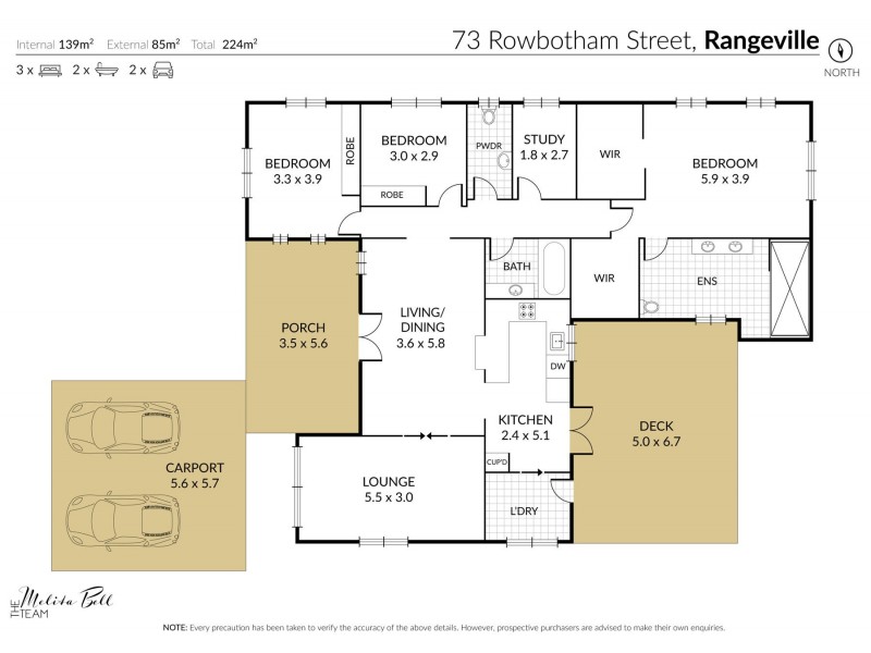 73 Rowbotham Street, Rangeville QLD 4350 Floorplan