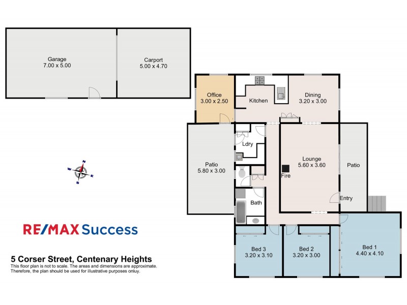 5 Corser Street, Centenary Heights QLD 4350 Floorplan
