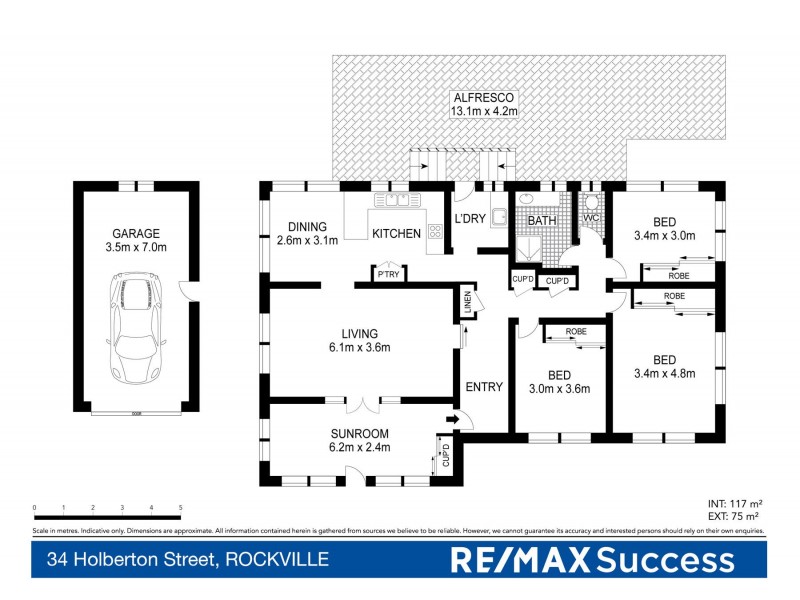 34 Holberton Street, Rockville QLD 4350 Floorplan