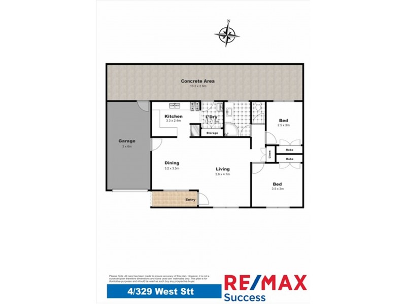 4/329 West Street, Harristown QLD 4350 Floorplan