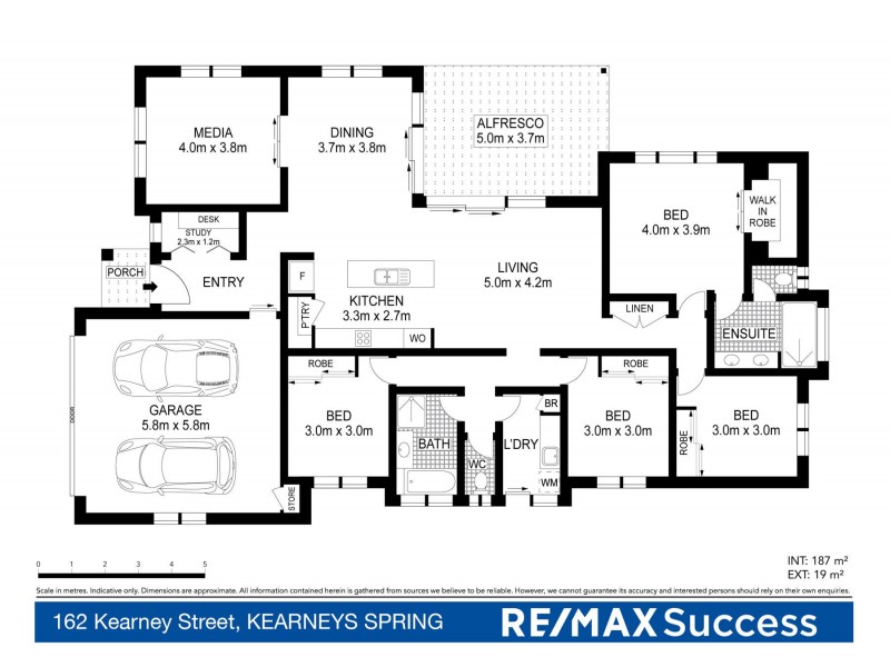 162 Kearney Street, Kearneys Spring QLD 4350 Floorplan
