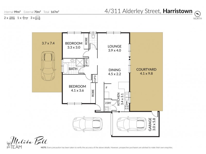 4/311 Alderley Street, South Toowoomba QLD 4350 Floorplan