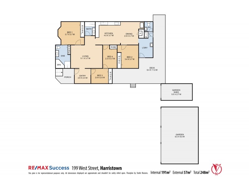 199 West Street, Harristown QLD 4350 Floorplan