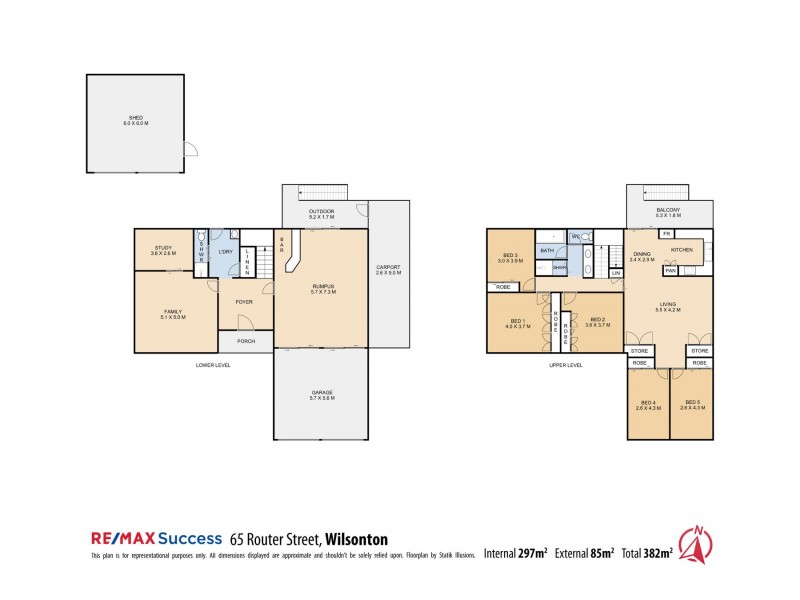 65 Router Street, Wilsonton QLD 4350 Floorplan