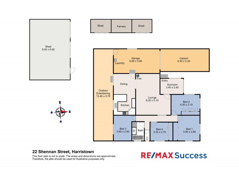 22 Shennan Street, Harristown QLD 4350 Floorplan