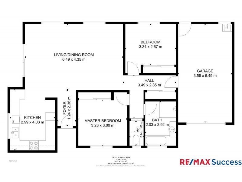 1/6 Prospect Street, North Toowoomba QLD 4350 Floorplan