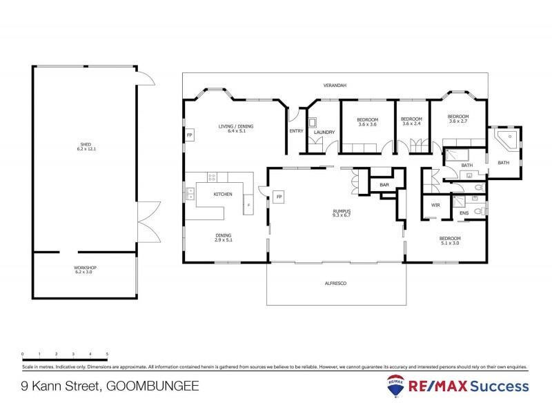 9 Kann Street, Goombungee QLD 4354 Floorplan