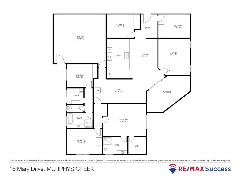 16 Mary Drive, Murphys Creek QLD 4352 Floorplan