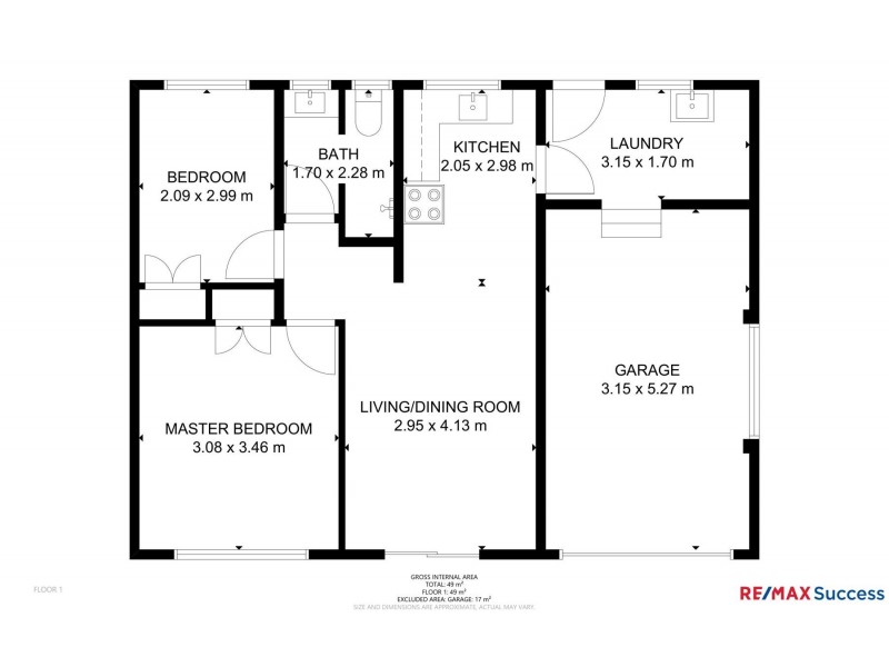 1/117 Mort Street, Toowoomba City QLD 4350 Floorplan
