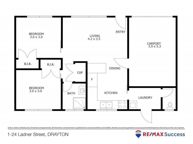 1/24 Ladner Street, Drayton QLD 4350 Floorplan