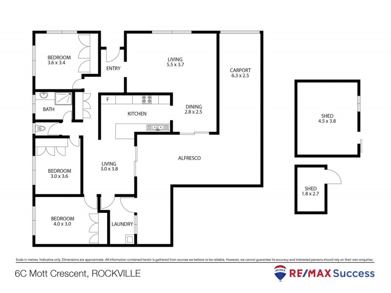 6c Mott Crescent, Rockville QLD 4350 Floorplan