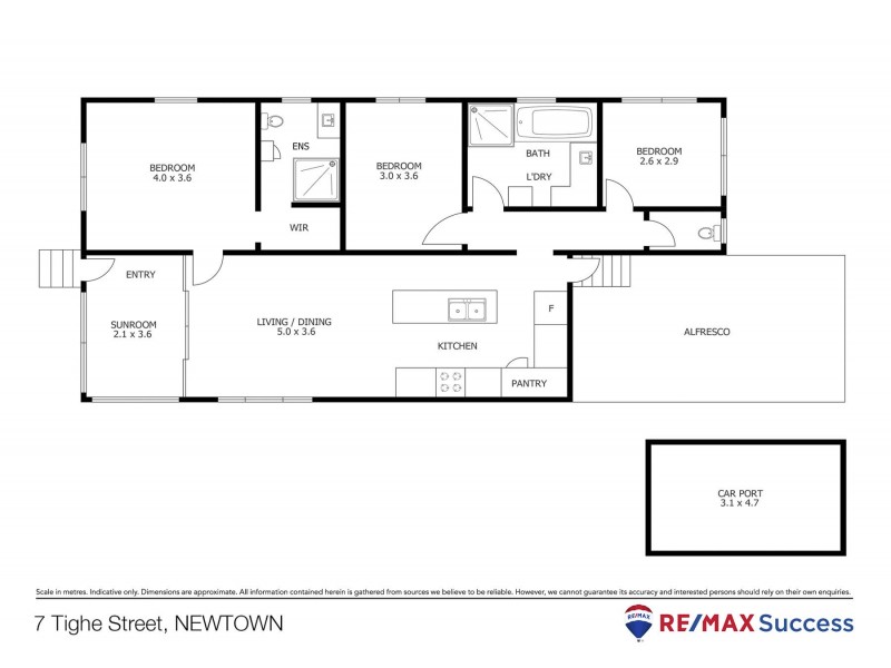 7 Tighe Street, Newtown QLD 4350 Floorplan