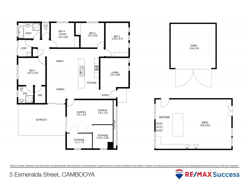 5 Esmeralda Street, Cambooya QLD 4358 Floorplan