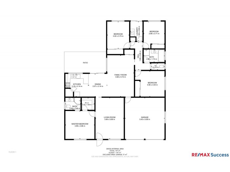 6 Balonne Drive, Glenvale QLD 4350 Floorplan
