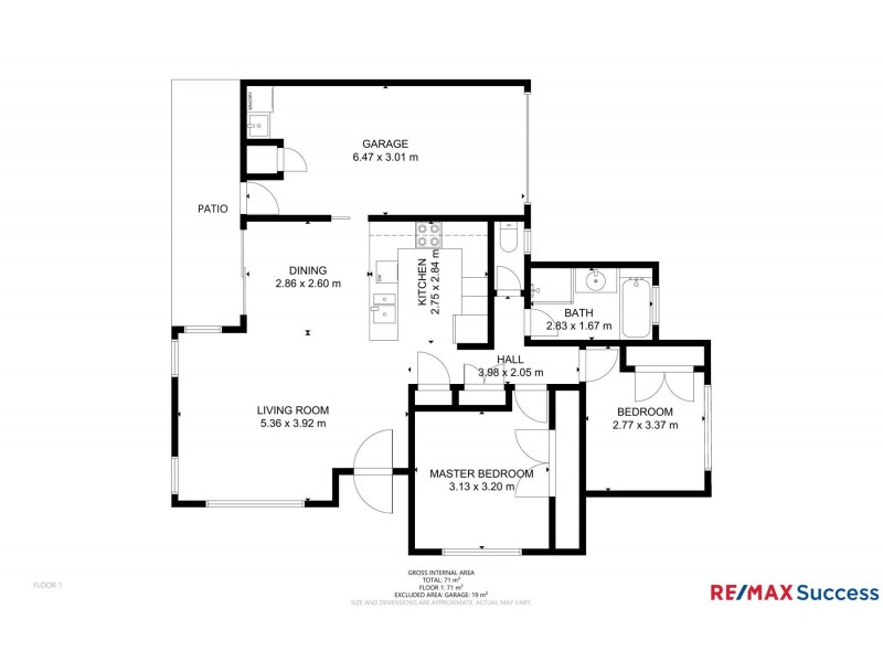 1/5 Nabiac Close, Kearneys Spring QLD 4350 Floorplan