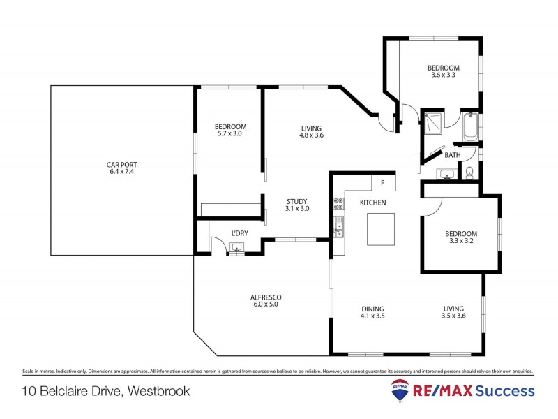 10 Belclaire Drive, Westbrook QLD 4350 Floorplan