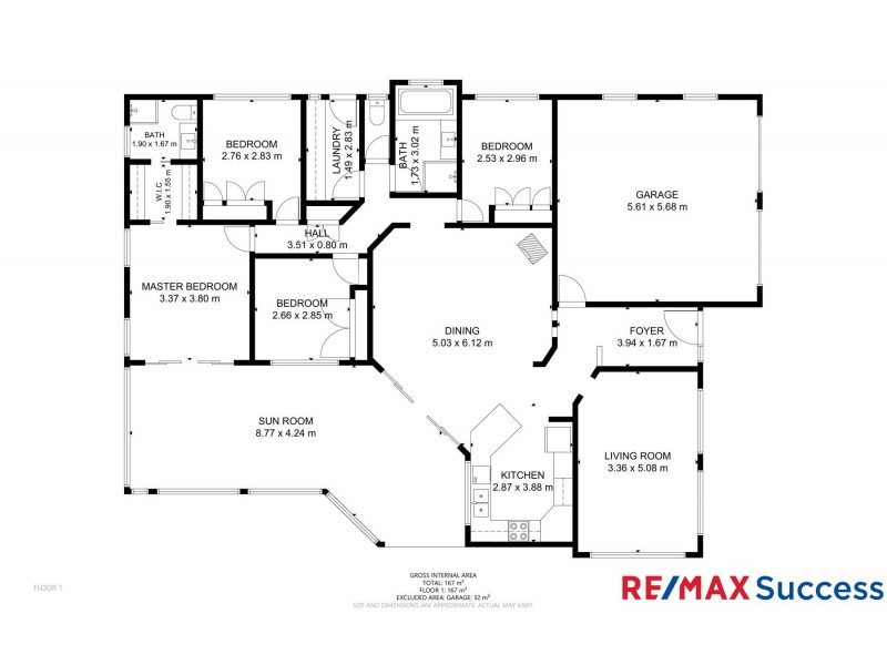 5 Carnation Court, Middle Ridge QLD 4350 Floorplan